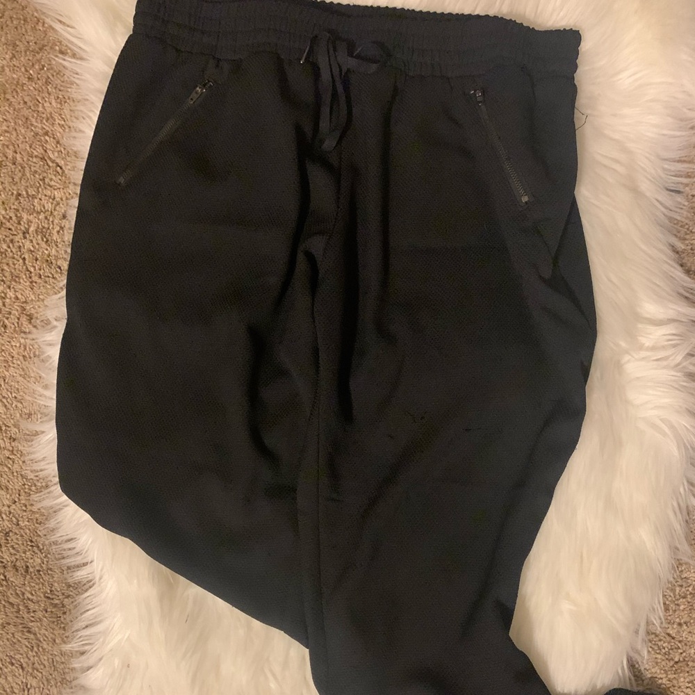 Silky lined joggers